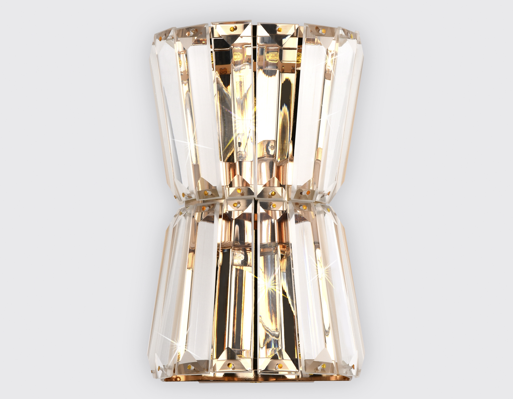 Настенный светильник Ambrella TR5219/2 GD/CL золото/прозрачный E14/2 max 40W 245*150*110